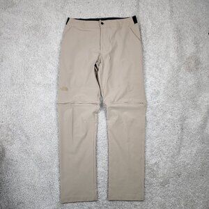 The North Face Convertible Pants Mens 34x31 Beige Cargo Gorpcore Hiking Outdoors
